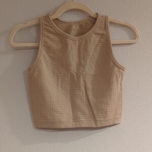 By Together Textured Cropped Tank